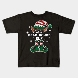 I'm the Dead Inside Elf - Matching Family Christmas Xmas Kids T-Shirt